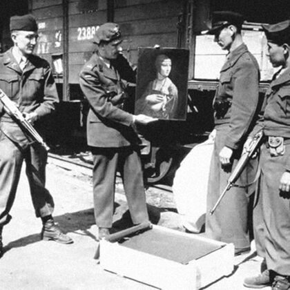 Английские «монументалисты» нашли в «поезде сокровищ» Г. Франка шедевр Леонардо да Винчи