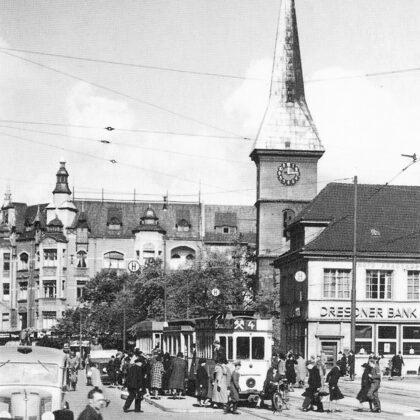 Старейшая в Кёнигсберге Штайндамм-кирха, возле которой был бункер с сокровищами.