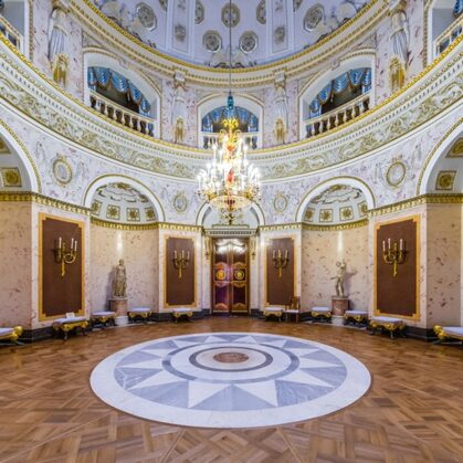 Павловский д-ц. Итальянский зал. 1786-1804 гг. Арх. Ч. Камерон, В. Бренна, А. Воронихин.