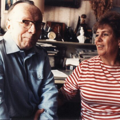 А.М. Кучумов и помощник през. Р. Рейгана по русским делам С. Масси. 1980-е гг.