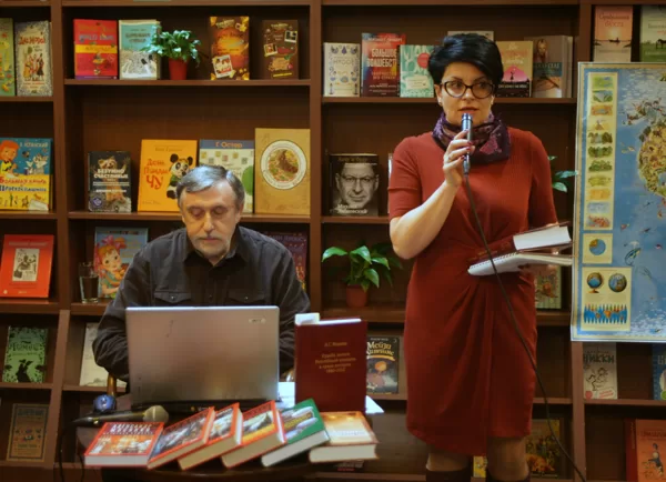 Встреча с читателями в книжном магазине «Полярис». Рига. 21.10.2017 г.