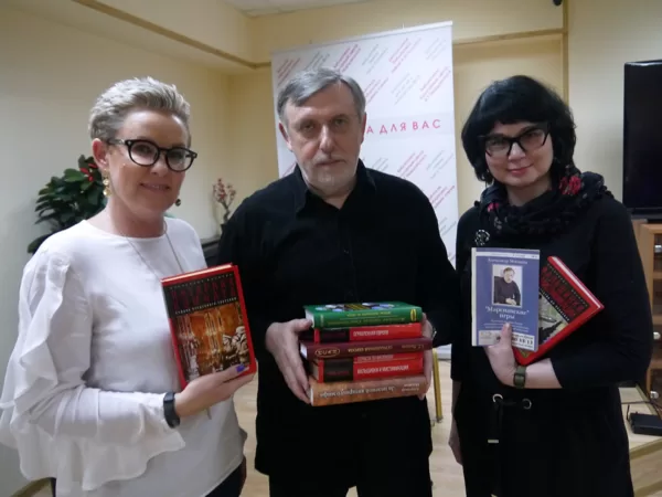 Встреча с читателями в библиотеке им. А.Н. Толстого в Москве. 17 апреля 2017 г.