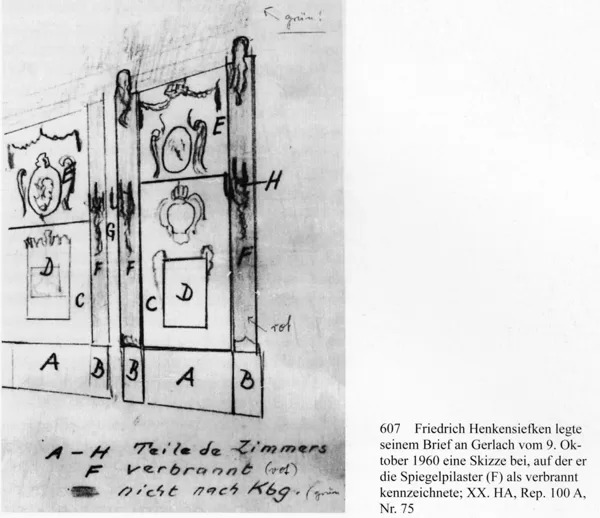 Рисунок собранной стены ЯК, сделанный в Касселе в 1960 г. 