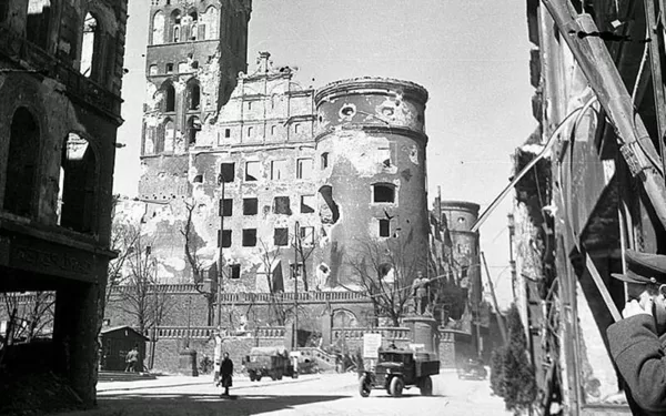 Руины Кёнигсбергского замка. Весна 1945 г.
