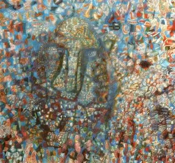 П.Н. Филонов. Голова. Конец 1930-х.